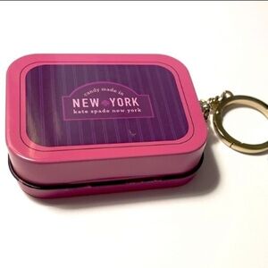 Kate Spade Candy Tin Bag/key fob